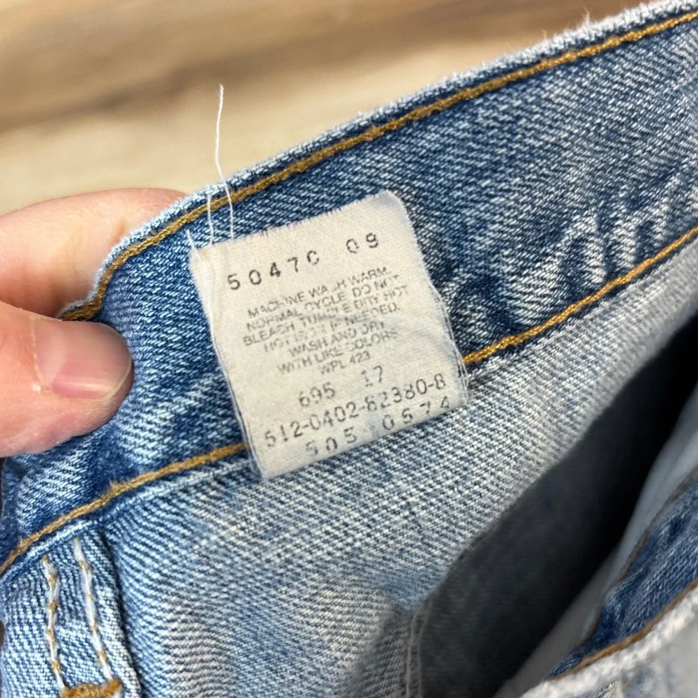 Vintage Levi's 505 Jeans Mens 34x32 Straight Light Washed Out Distressed Y2K USA